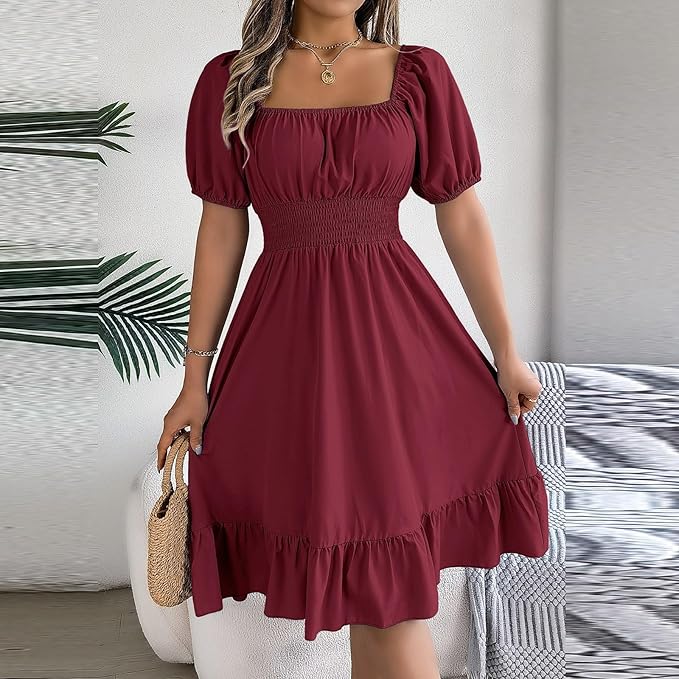 Amelia™ - Elegant Tummy Coverage Dress