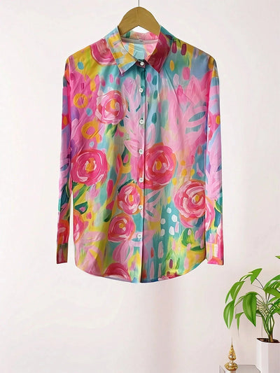 Liora | Colorful blouse with playful print