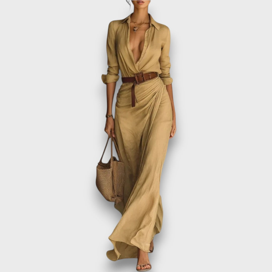 Nirelle – Wrap dress with waist belt