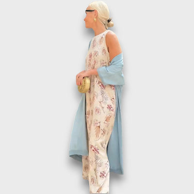Fioranelle –  Maxi dress with cardigan