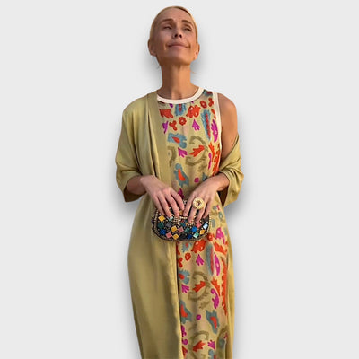 Fioranelle –  Maxi dress with cardigan